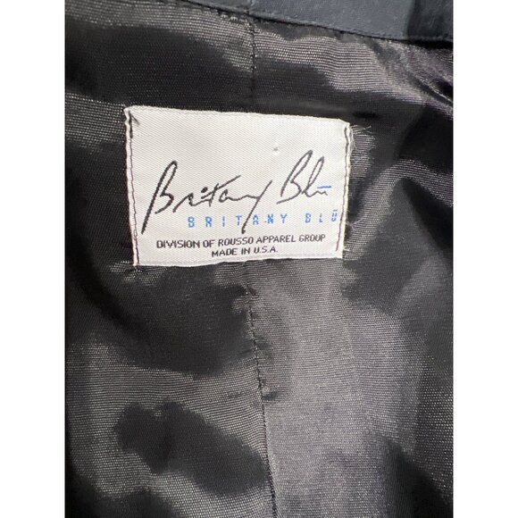 Britany Blu Authentic Vintage Women's Patterned Blazer Jacket - Picture 7 of 9